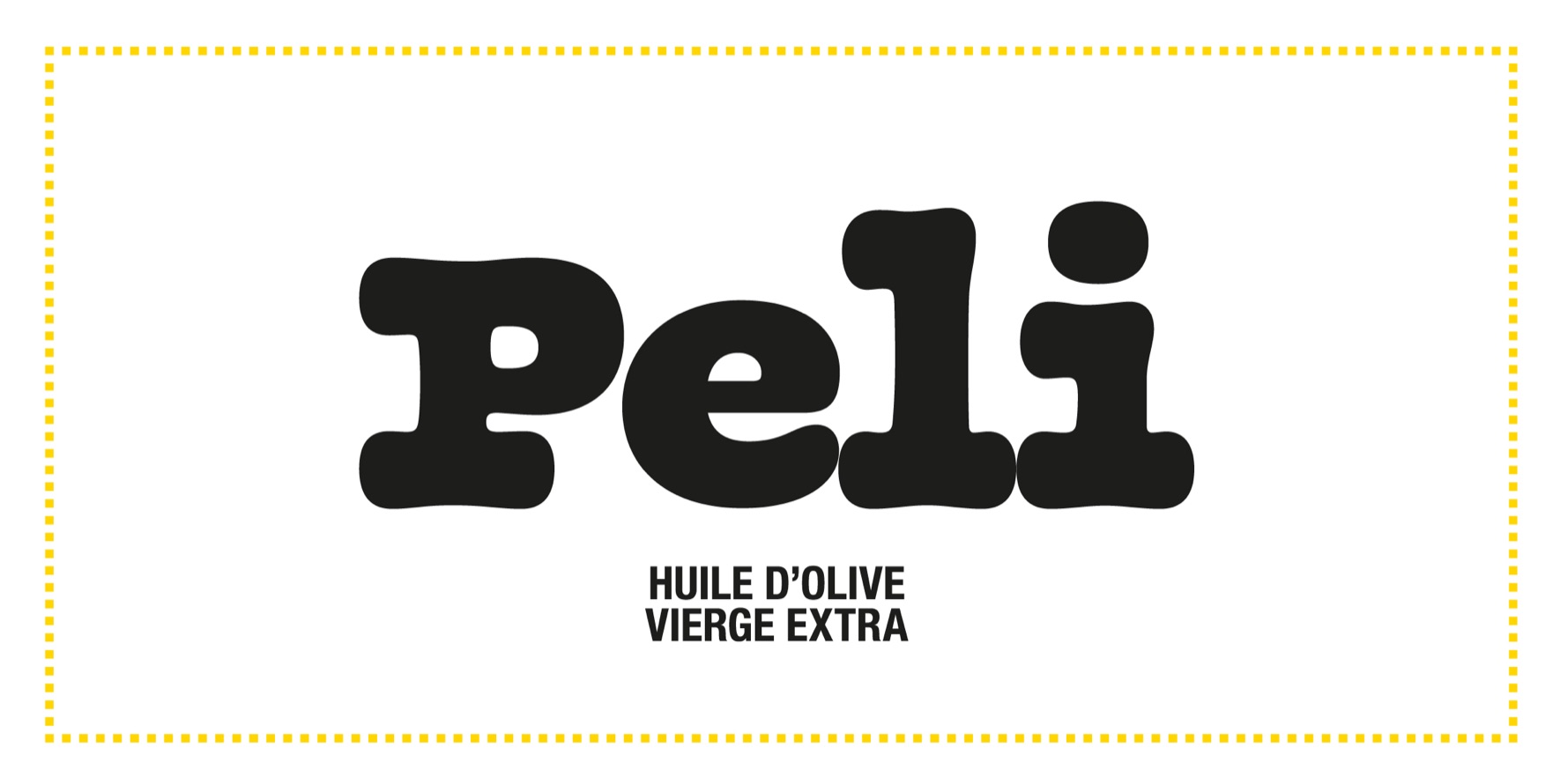 Péli — Étiquette d'huile d'olive